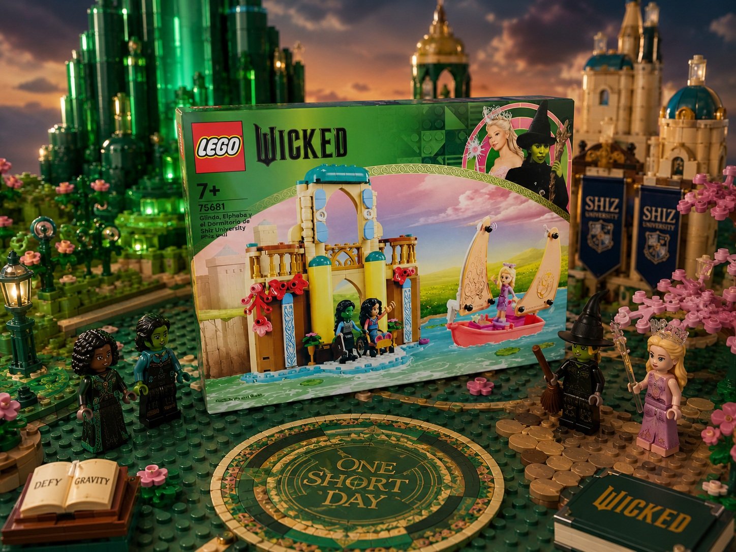 Set LEGO Wicked con figuras y escenario